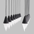 VISUAL COMFORT MODERN, TURRET CHANDELIER, CHANDELIER LIGHT
