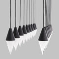 VISUAL COMFORT MODERN, TURRET CHANDELIER, CHANDELIER LIGHT