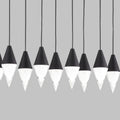 VISUAL COMFORT MODERN, TURRET CHANDELIER, CHANDELIER LIGHT