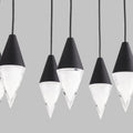 VISUAL COMFORT MODERN, TURRET CHANDELIER, CHANDELIER LIGHT
