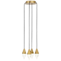 VISUAL COMFORT MODERN, TURRET CHANDELIER, CHANDELIER LIGHT