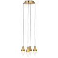 VISUAL COMFORT MODERN, TURRET CHANDELIER, CHANDELIER LIGHT