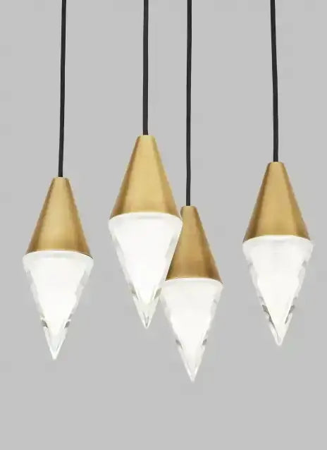 VISUAL COMFORT MODERN, TURRET CHANDELIER, CHANDELIER LIGHT