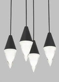 VISUAL COMFORT MODERN, TURRET CHANDELIER, CHANDELIER LIGHT