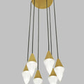 VISUAL COMFORT MODERN, TURRET CHANDELIER, CHANDELIER LIGHT