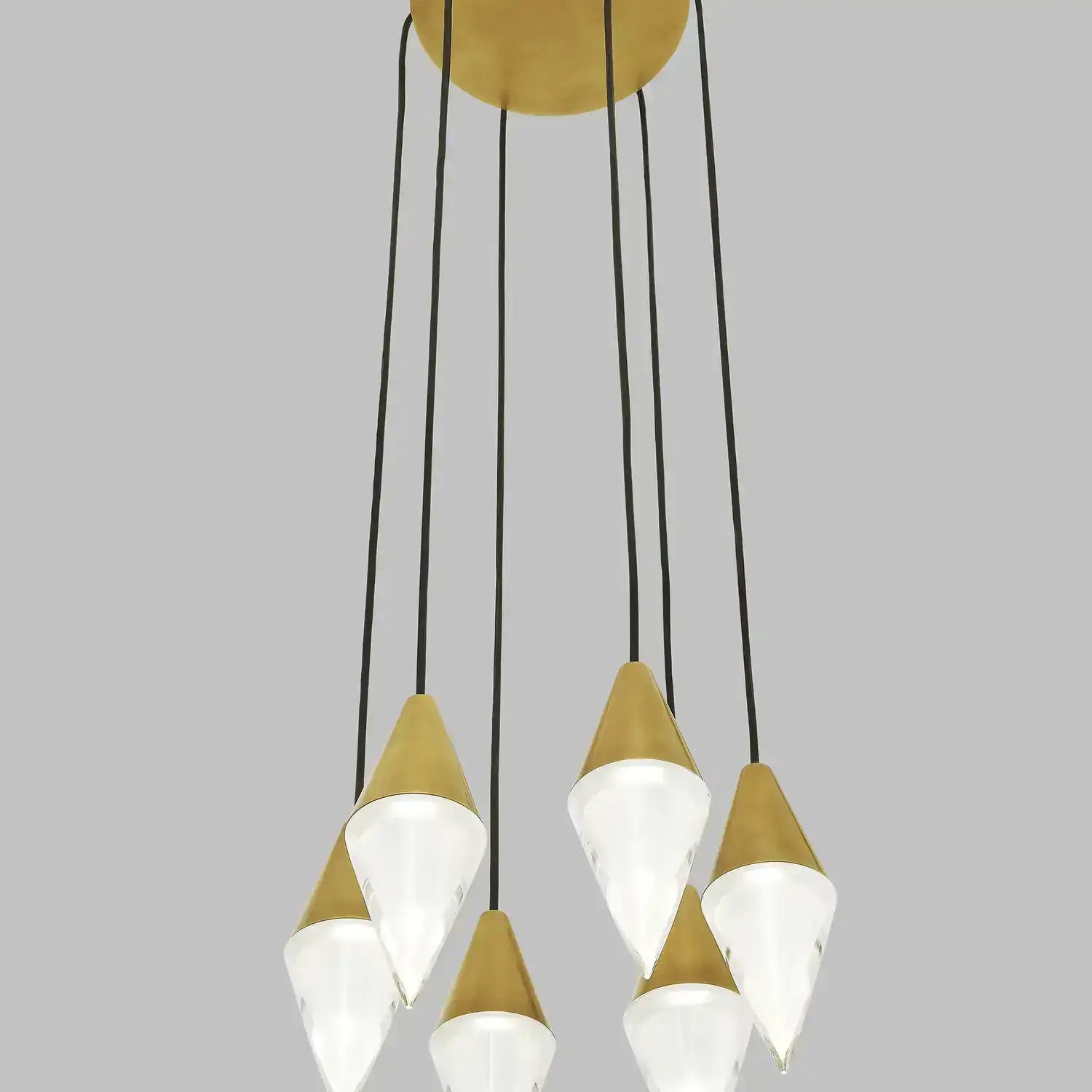 VISUAL COMFORT MODERN, TURRET CHANDELIER, CHANDELIER LIGHT