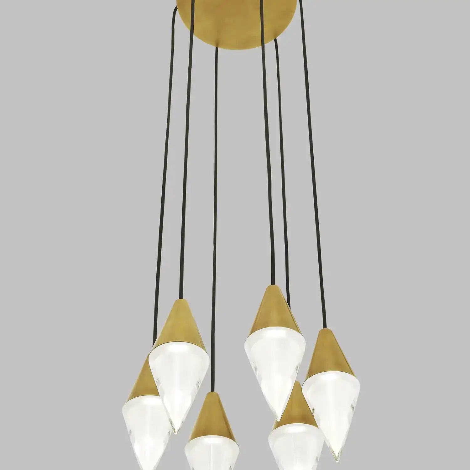VISUAL COMFORT MODERN, TURRET CHANDELIER, CHANDELIER LIGHT