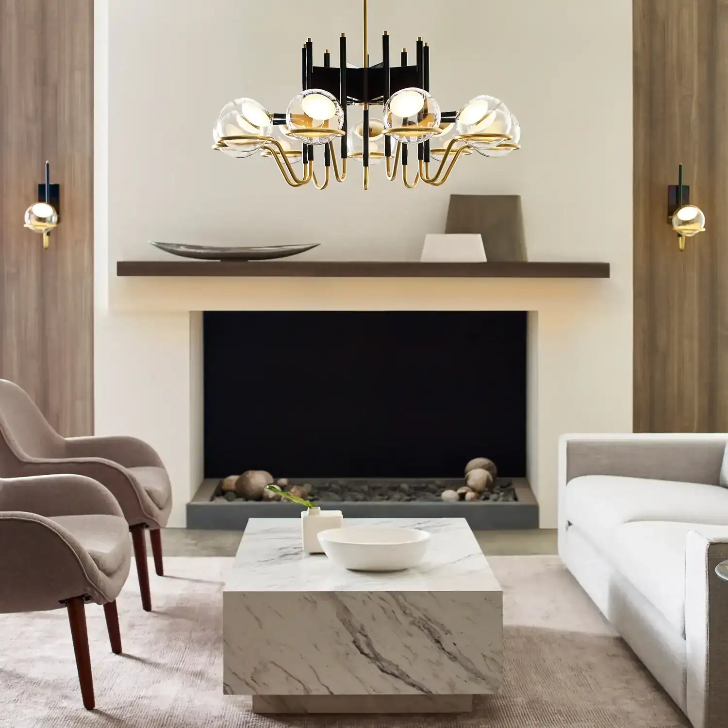 VISUAL COMFORT MODERN, CROSBY SCONCE, WALL SCONCES