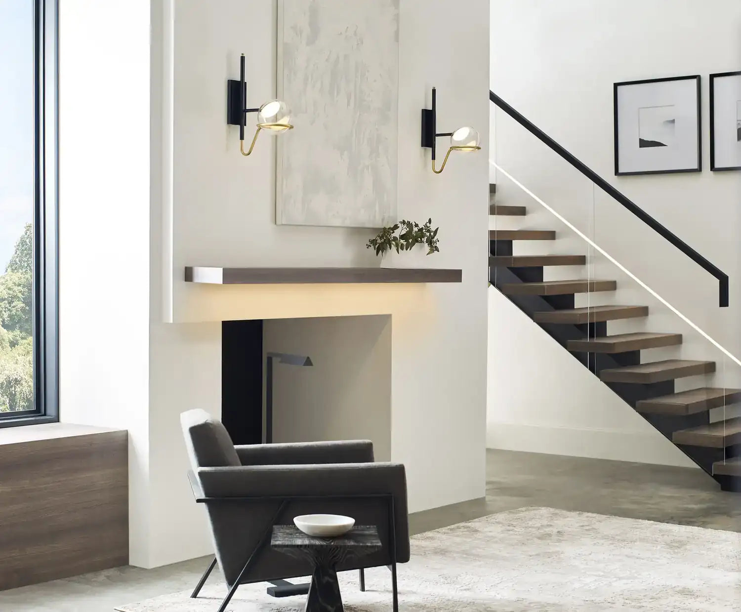 VISUAL COMFORT MODERN, CROSBY SCONCE, WALL SCONCES