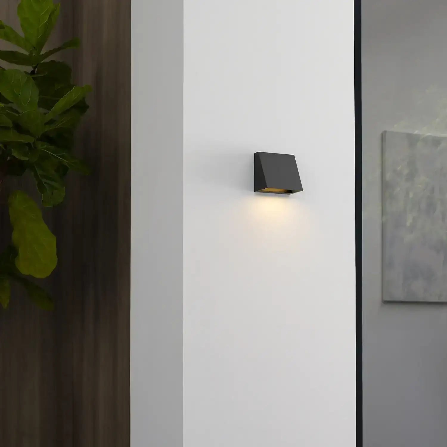 VISUAL COMFORT MODERN, PITCH SINGLE OUTDOOR WALL, OUTDOOR WALL LIGHTS