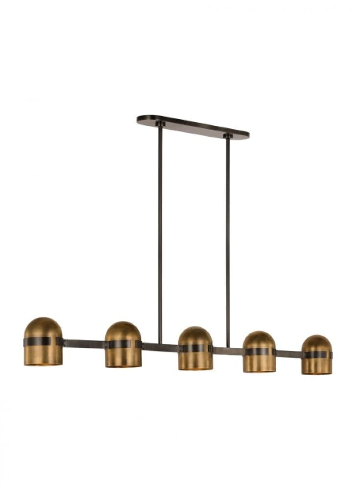 VISUAL COMFORT MODERN, OCTAVIA X-LARGE LINEAR CHANDELIER, PENDANT LIGHT