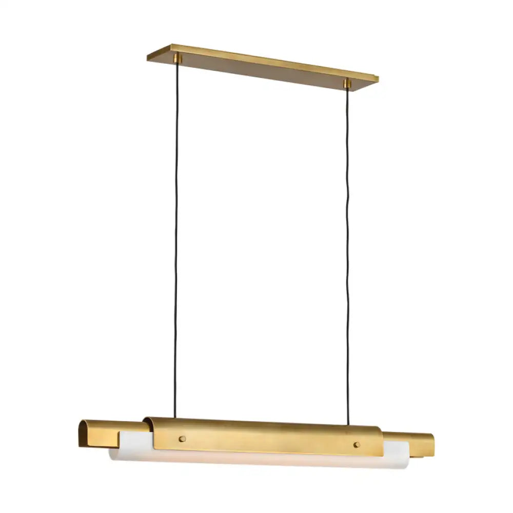 VISUAL COMFORT MODERN, AMBROSE LINEAR CHANDELIER, PENDANT LIGHT