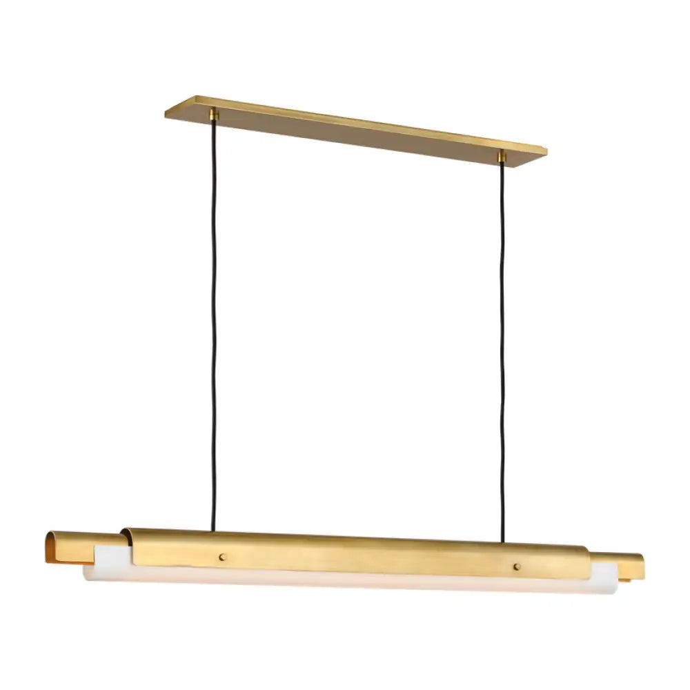 VISUAL COMFORT MODERN, AMBROSE LINEAR CHANDELIER, PENDANT LIGHT