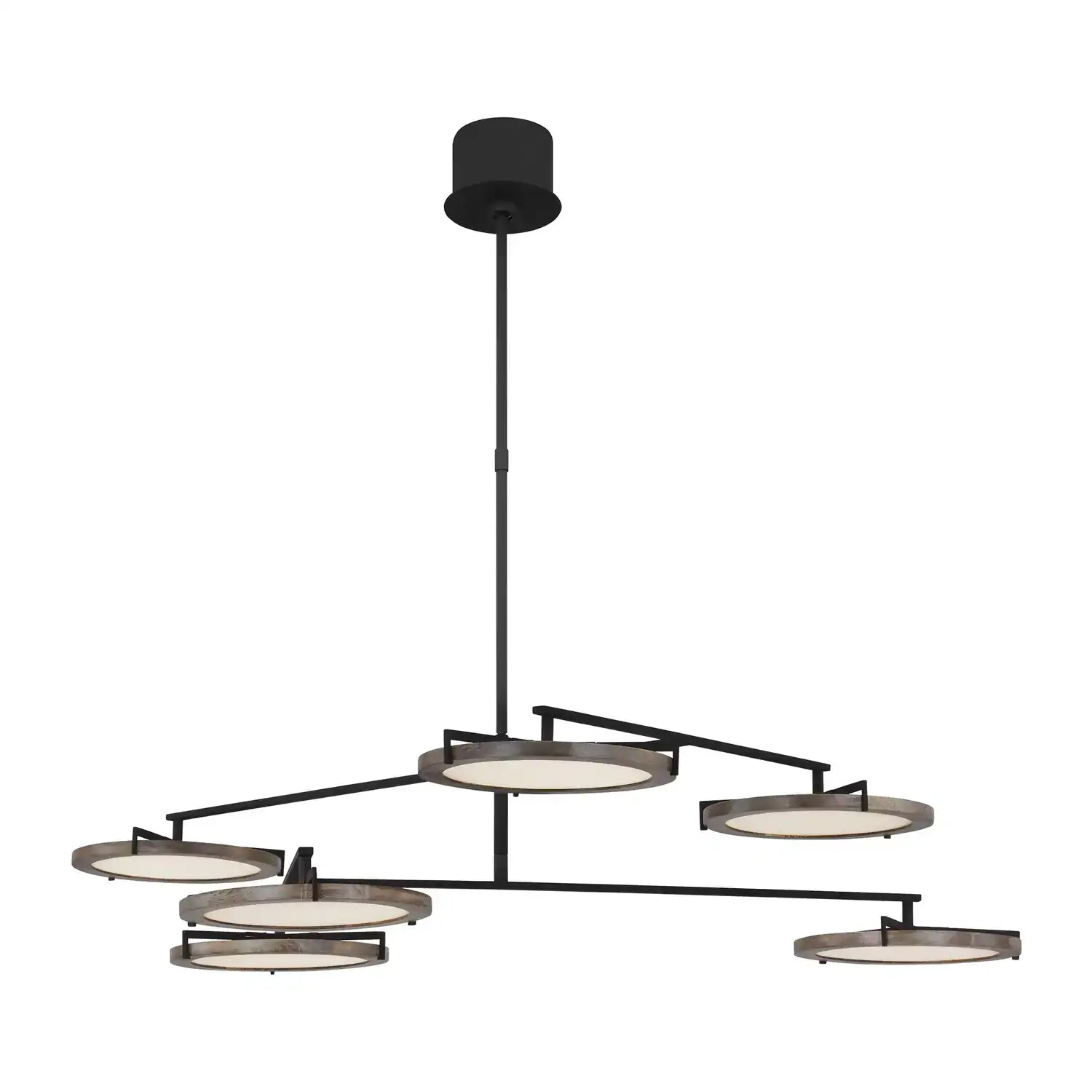 VISUAL COMFORT MODERN, SHUFFLE CHANDELIER, CHANDELIER LIGHT