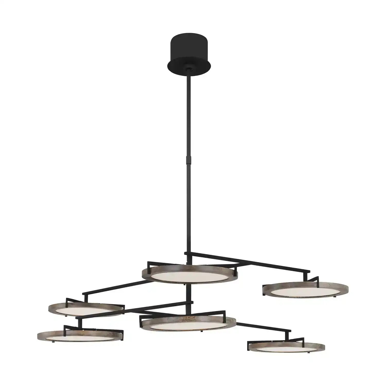 VISUAL COMFORT MODERN, SHUFFLE CHANDELIER, CHANDELIER LIGHT