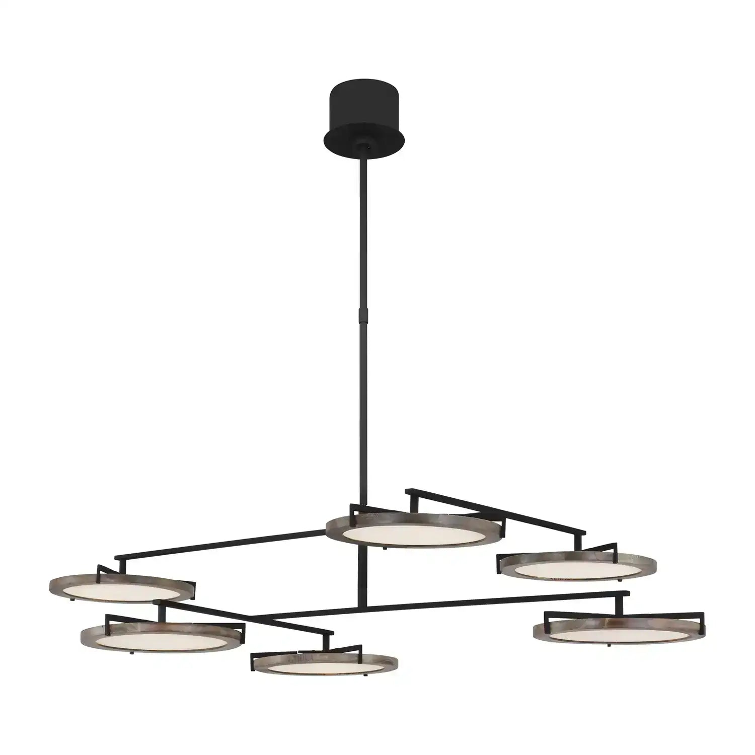 VISUAL COMFORT MODERN, SHUFFLE CHANDELIER, CHANDELIER LIGHT