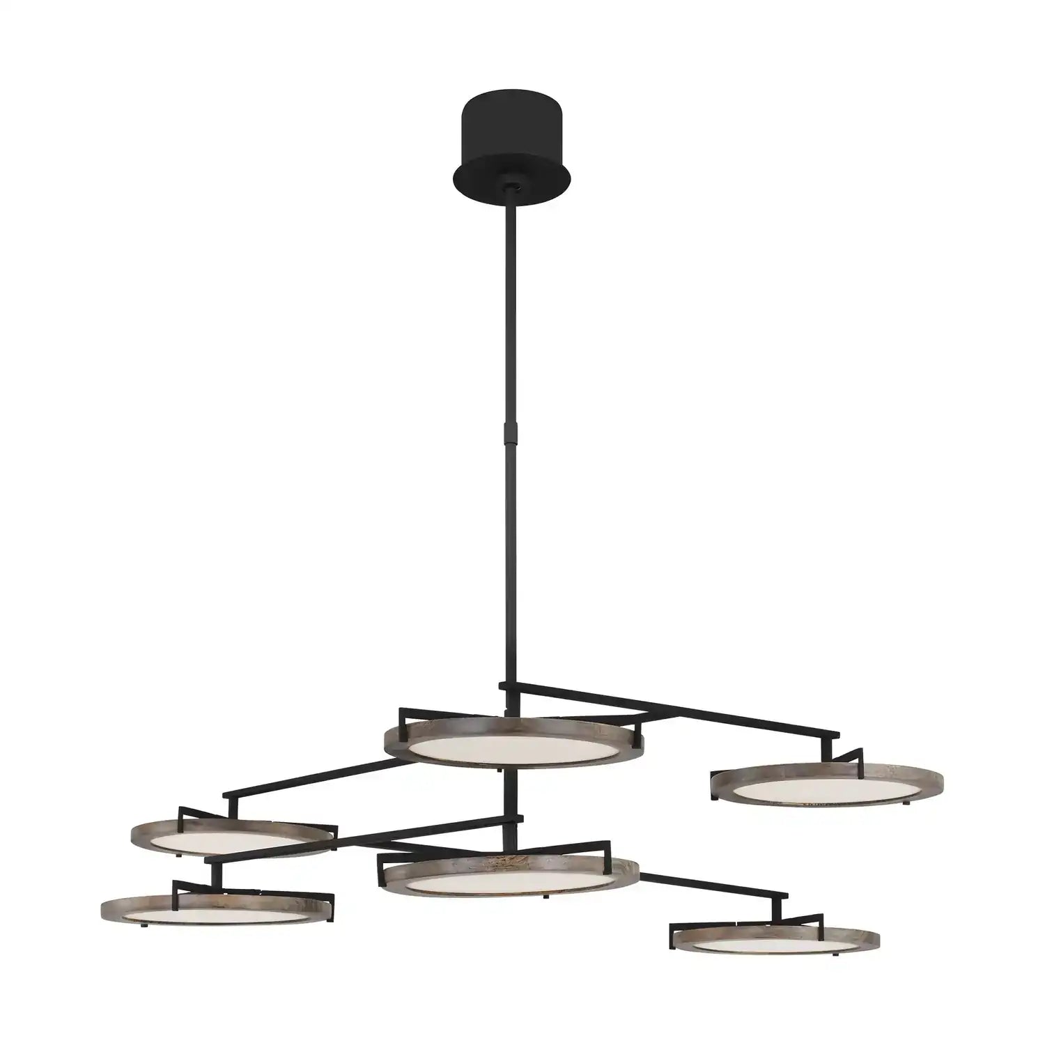 VISUAL COMFORT MODERN, SHUFFLE CHANDELIER, CHANDELIER LIGHT