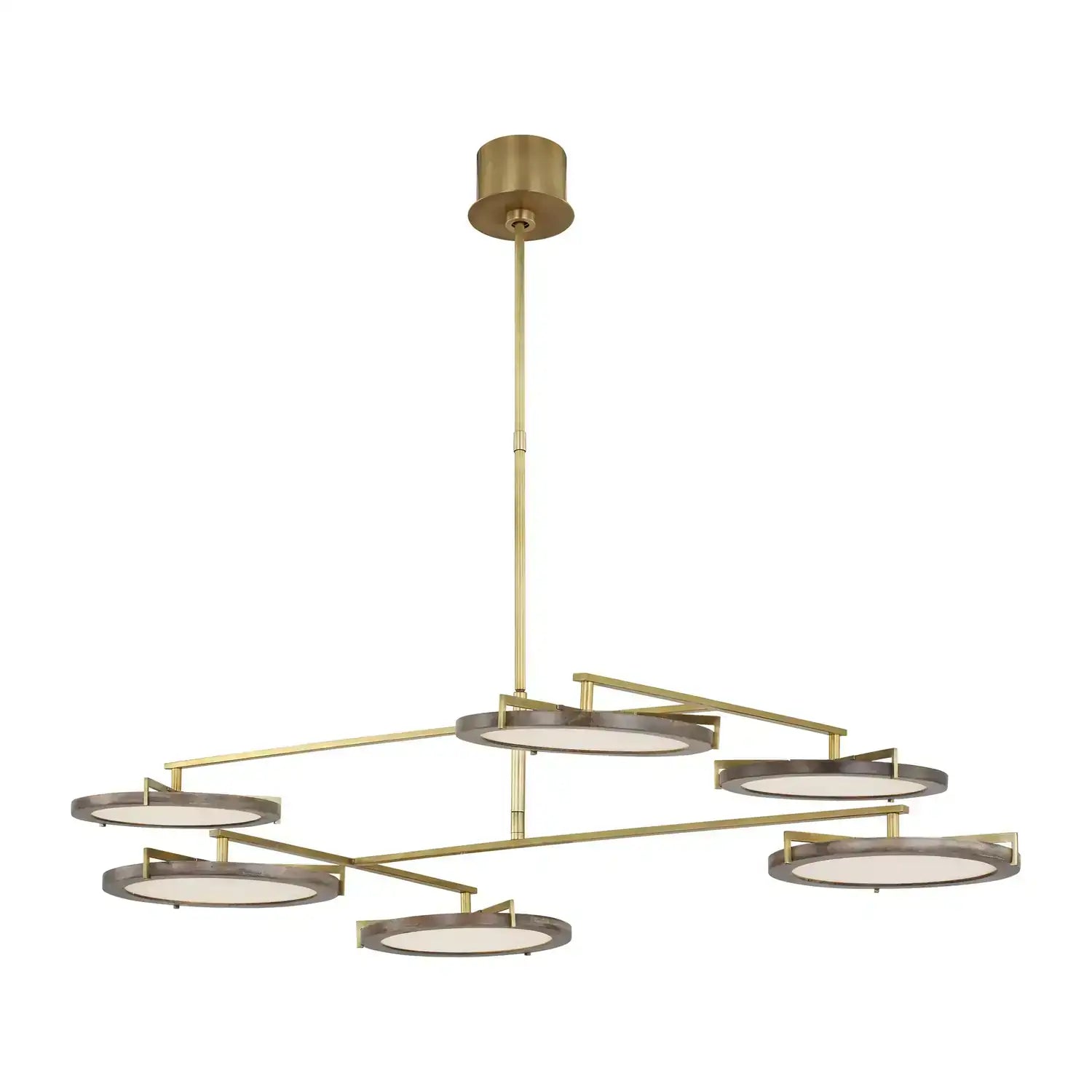 VISUAL COMFORT MODERN, SHUFFLE CHANDELIER, CHANDELIER LIGHT