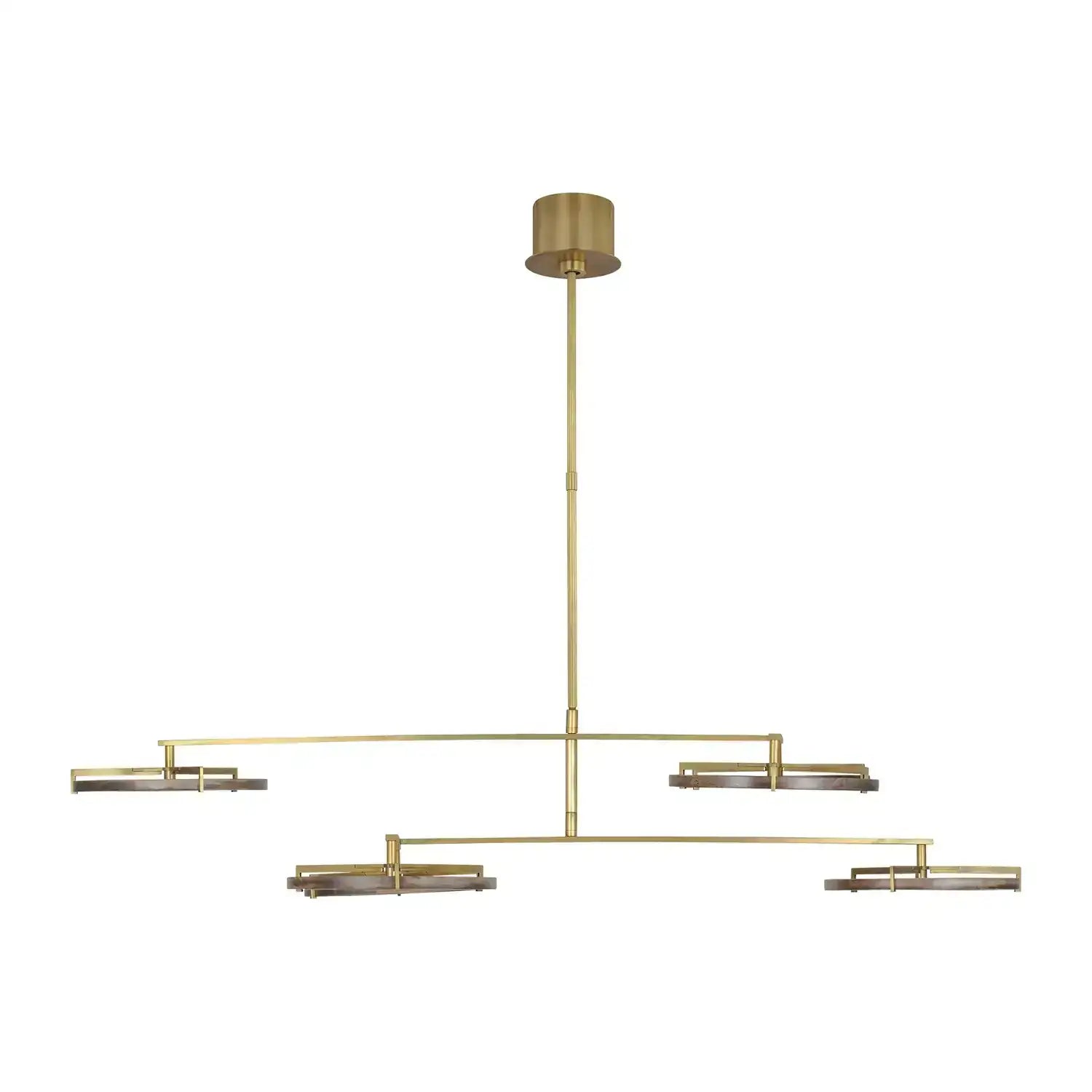 VISUAL COMFORT MODERN, SHUFFLE CHANDELIER, CHANDELIER LIGHT