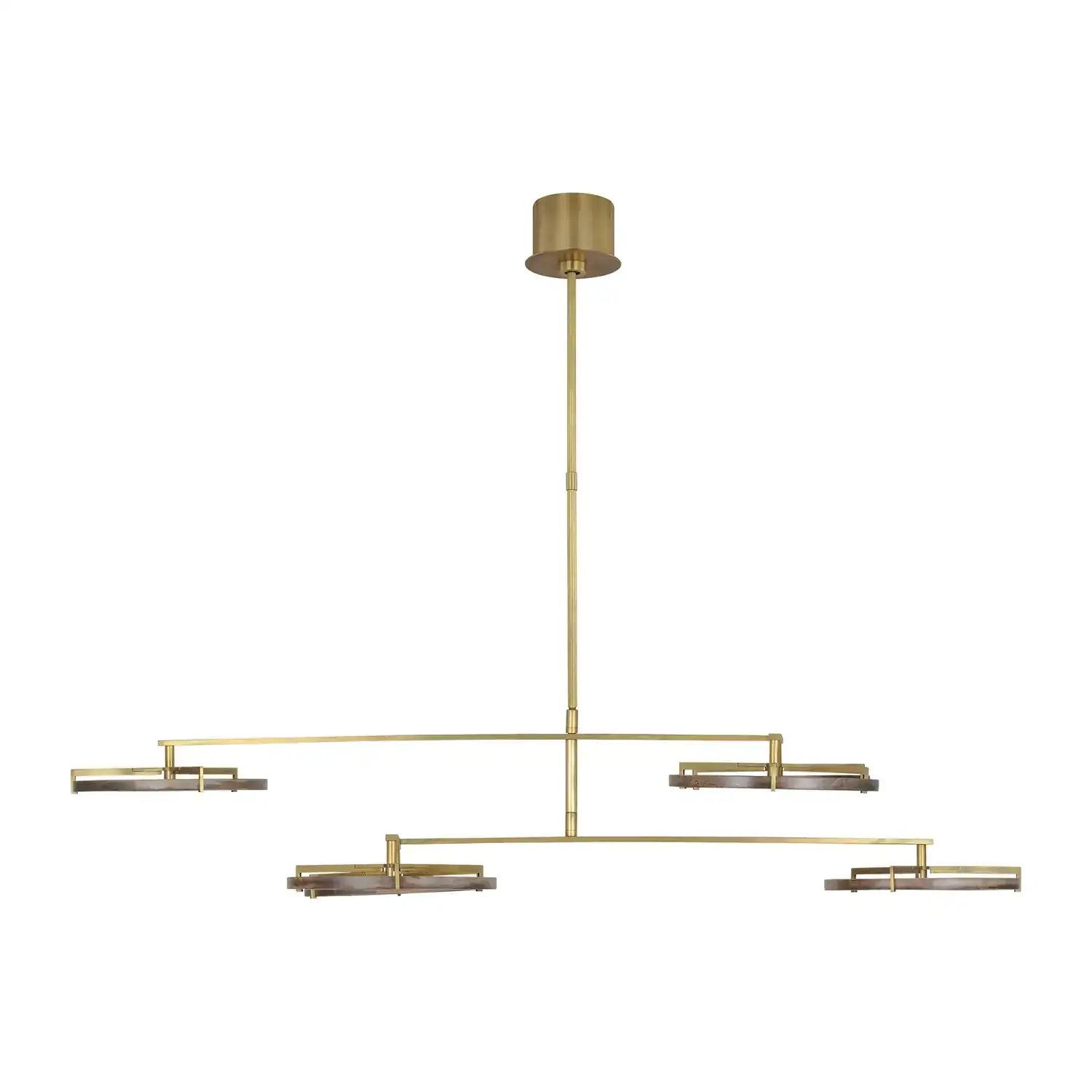 VISUAL COMFORT MODERN, SHUFFLE CHANDELIER, CHANDELIER LIGHT