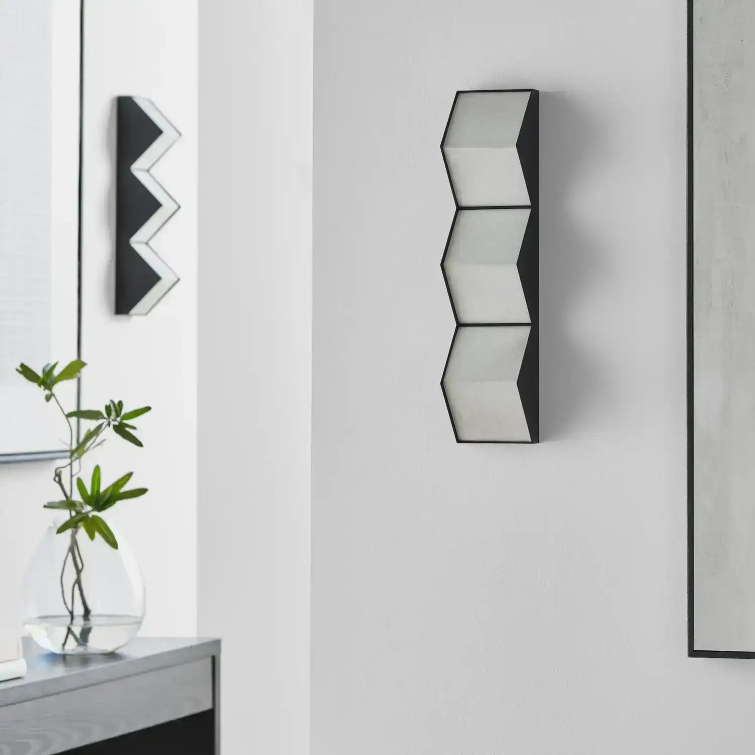 VISUAL COMFORT MODERN, ZIG ZAG SCONCE, WALL SCONCES