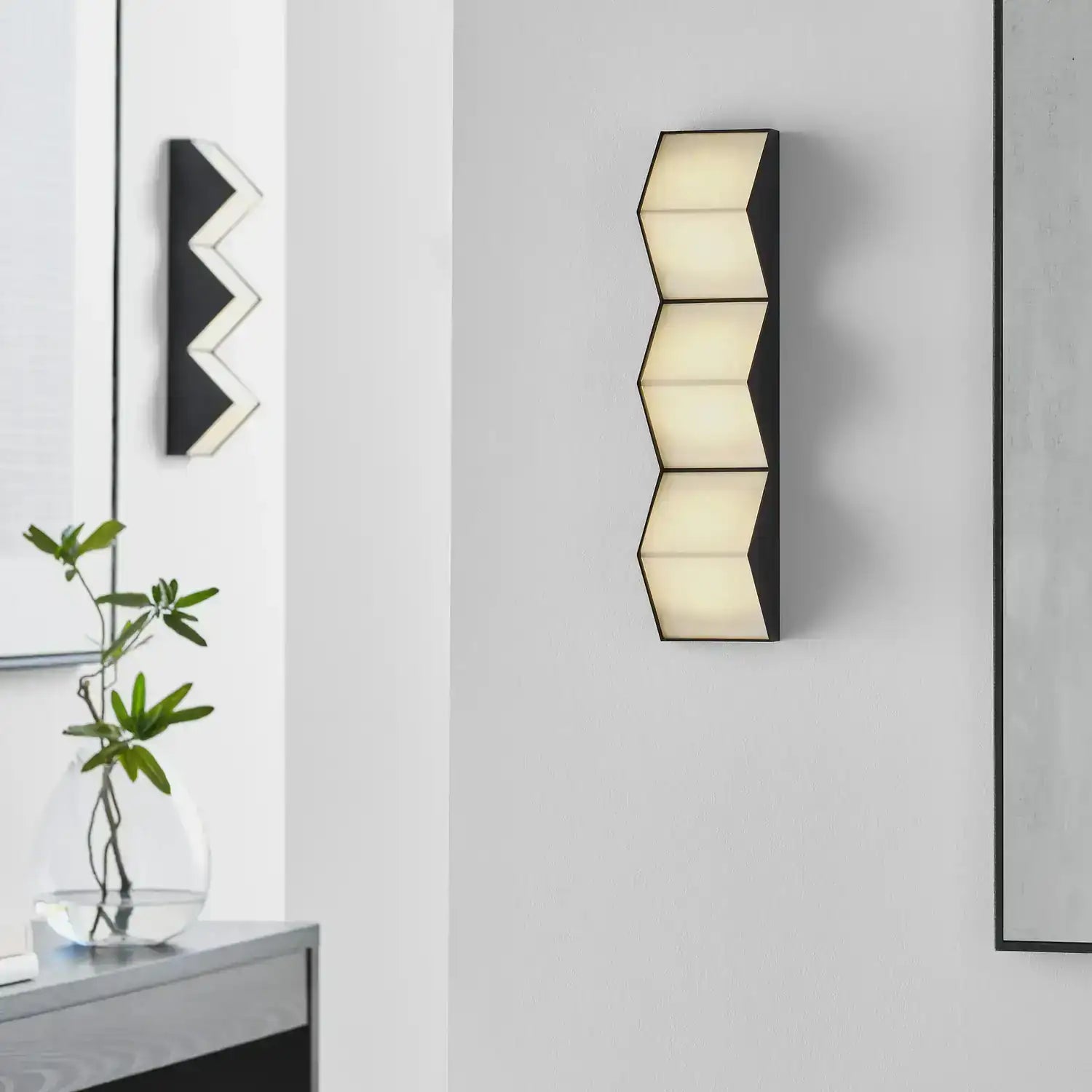 VISUAL COMFORT MODERN, ZIG ZAG SCONCE, WALL SCONCES