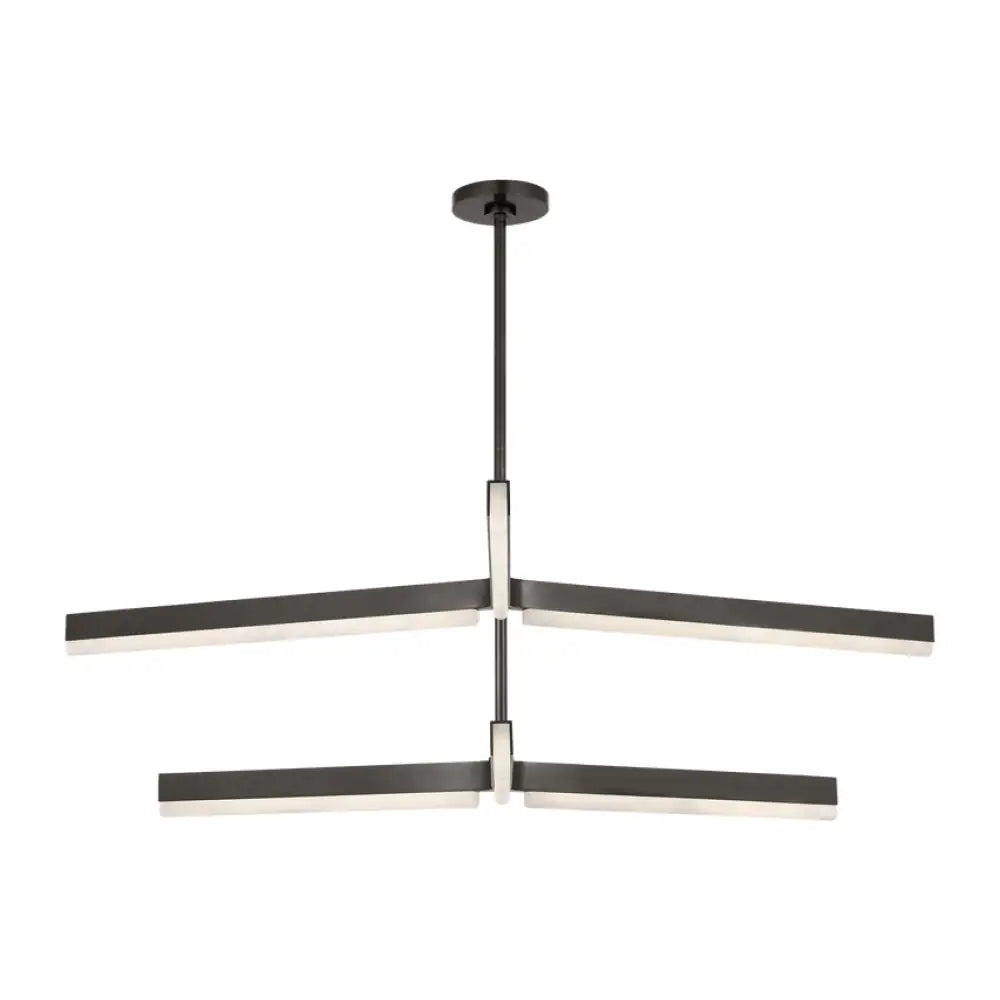 VISUAL COMFORT MODERN, LINEA TWO TIER CHANDELIER, CHANDELIER LIGHT