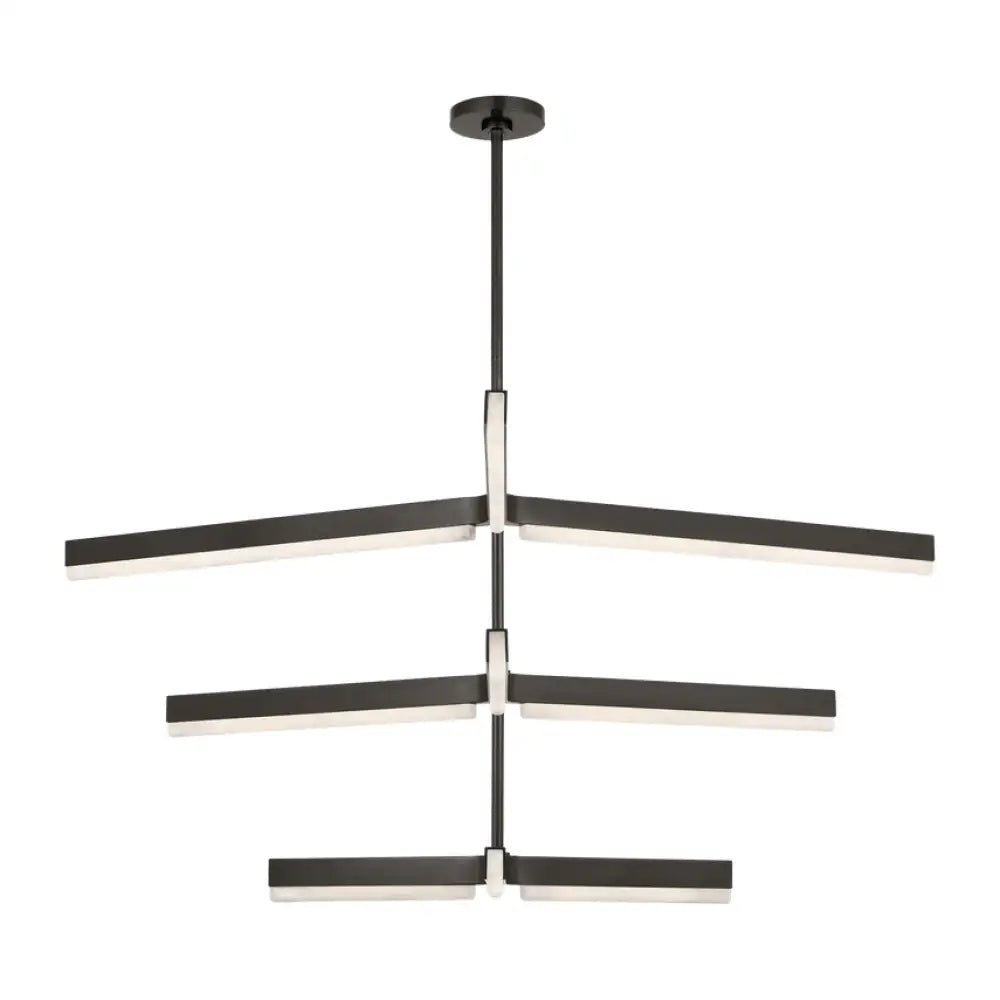 VISUAL COMFORT MODERN, LINEA THREE TIER CHANDELIER, CHANDELIER LIGHT