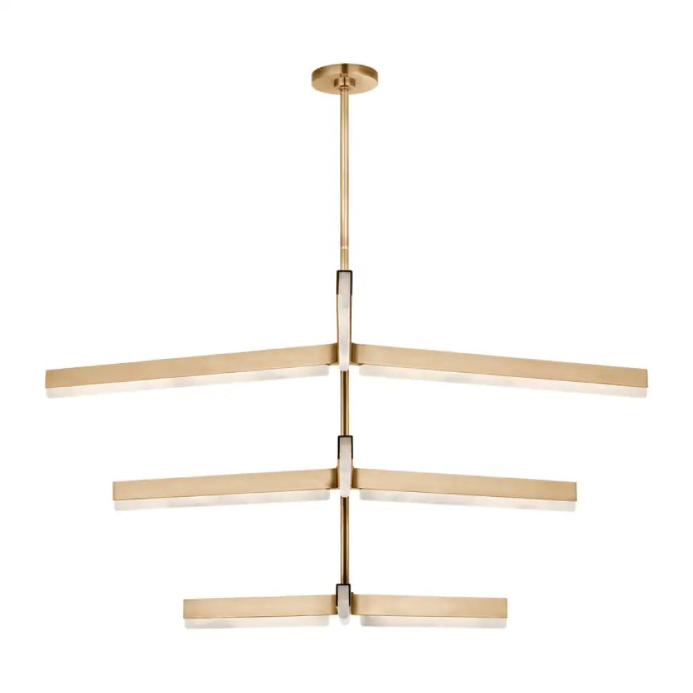 VISUAL COMFORT MODERN, LINEA THREE TIER CHANDELIER, CHANDELIER LIGHT