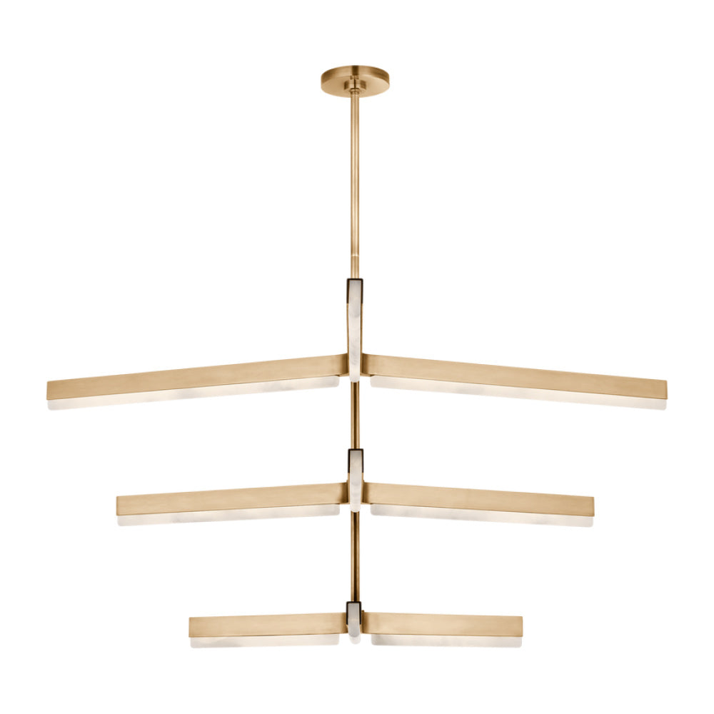 VISUAL COMFORT MODERN, LINEA THREE TIER CHANDELIER, CHANDELIER LIGHT
