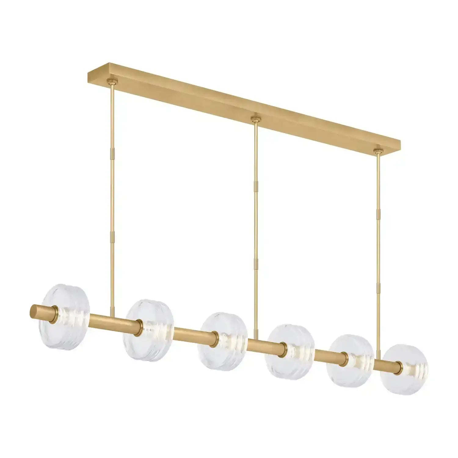 VISUAL COMFORT MODERN, LAUREL X-LARGE LINEAR CHANDELIER, PENDANT LIGHT