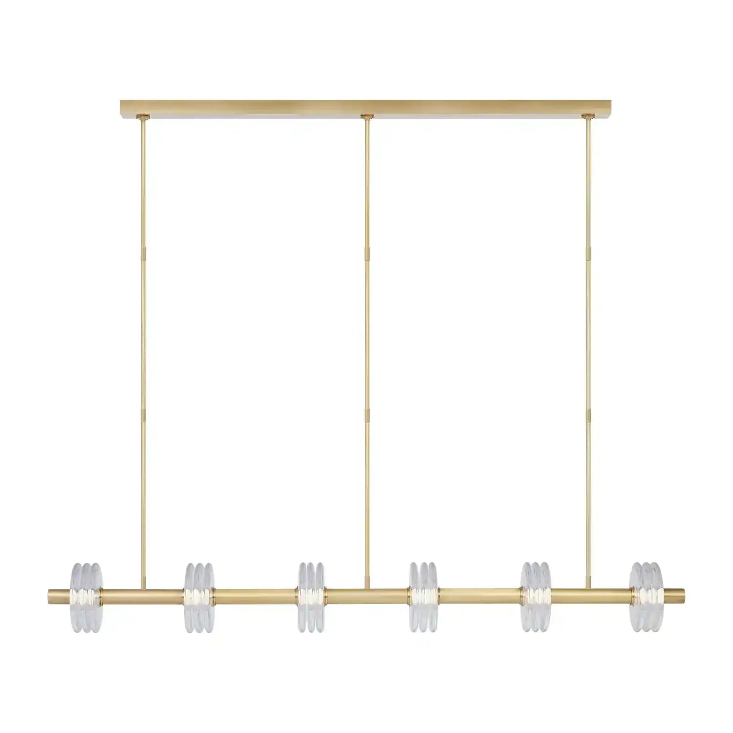 VISUAL COMFORT MODERN, LAUREL X-LARGE LINEAR CHANDELIER, PENDANT LIGHT