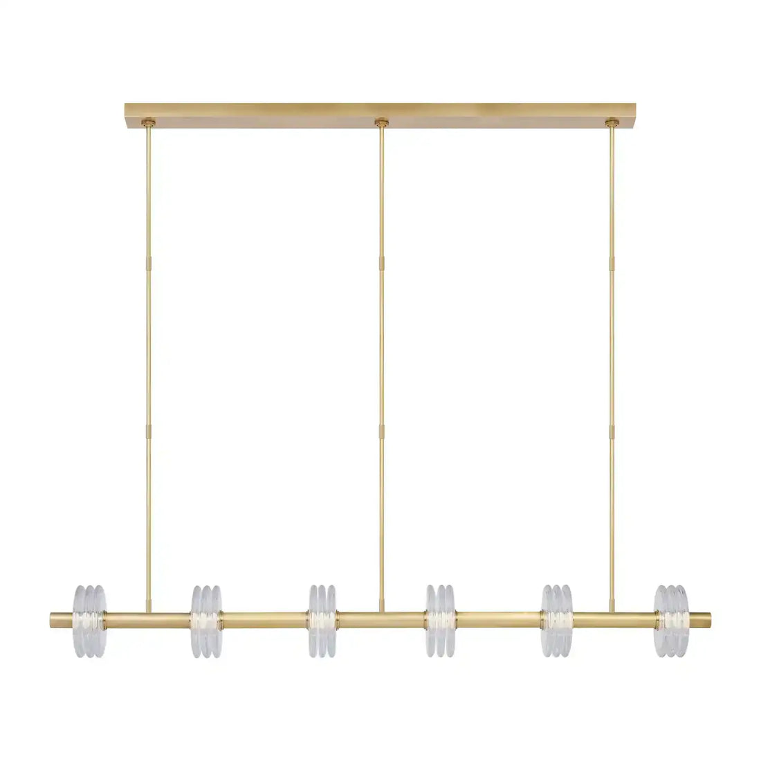 VISUAL COMFORT MODERN, LAUREL X-LARGE LINEAR CHANDELIER, PENDANT LIGHT