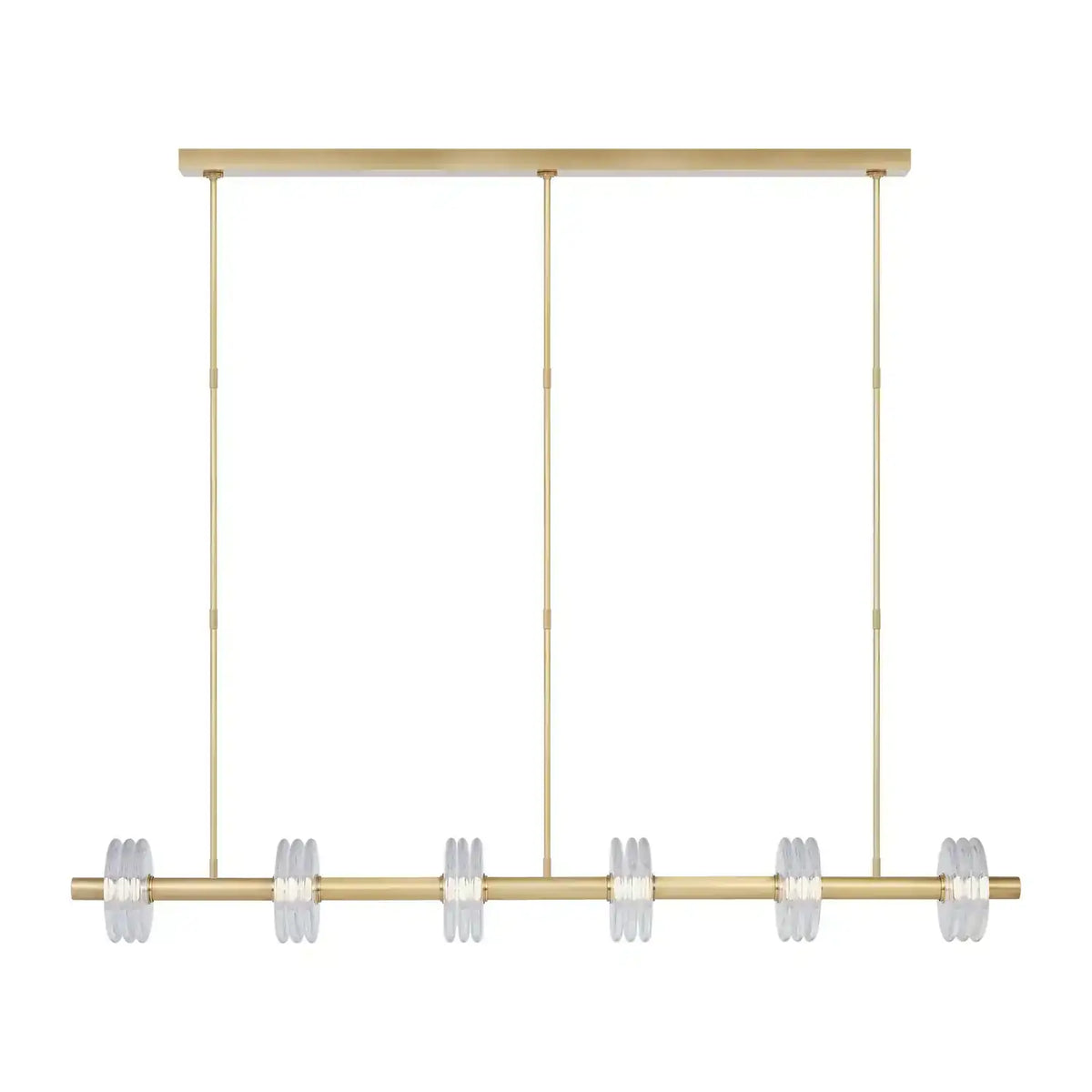 VISUAL COMFORT MODERN, LAUREL X-LARGE LINEAR CHANDELIER, PENDANT LIGHT