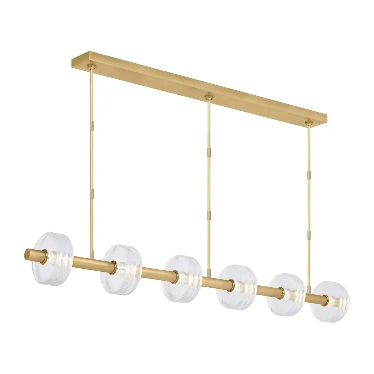 VISUAL COMFORT MODERN, LAUREL X-LARGE LINEAR CHANDELIER, PENDANT LIGHT