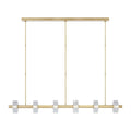 VISUAL COMFORT MODERN, LAUREL X-LARGE LINEAR CHANDELIER, PENDANT LIGHT