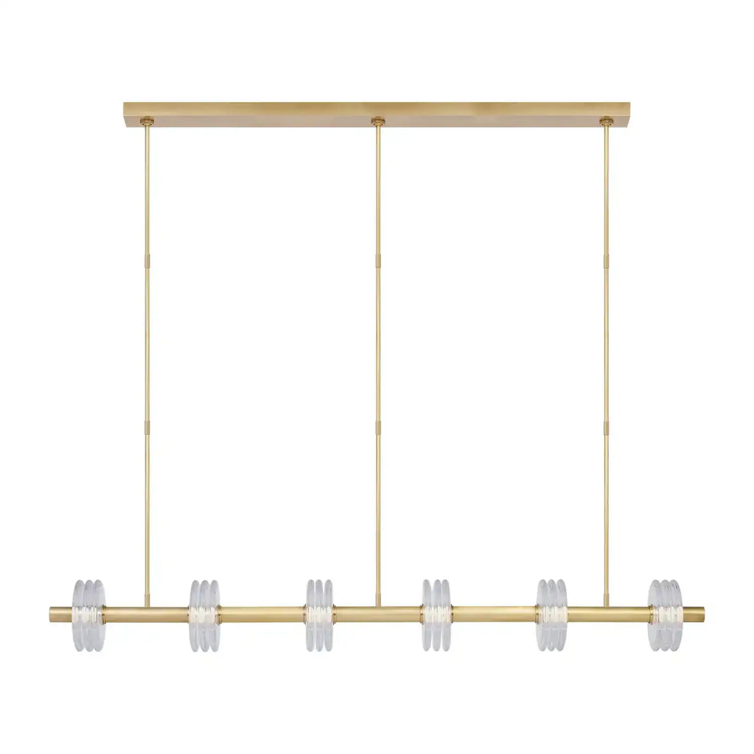 VISUAL COMFORT MODERN, LAUREL X-LARGE LINEAR CHANDELIER, PENDANT LIGHT
