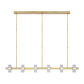 VISUAL COMFORT MODERN, LAUREL X-LARGE LINEAR CHANDELIER, PENDANT LIGHT