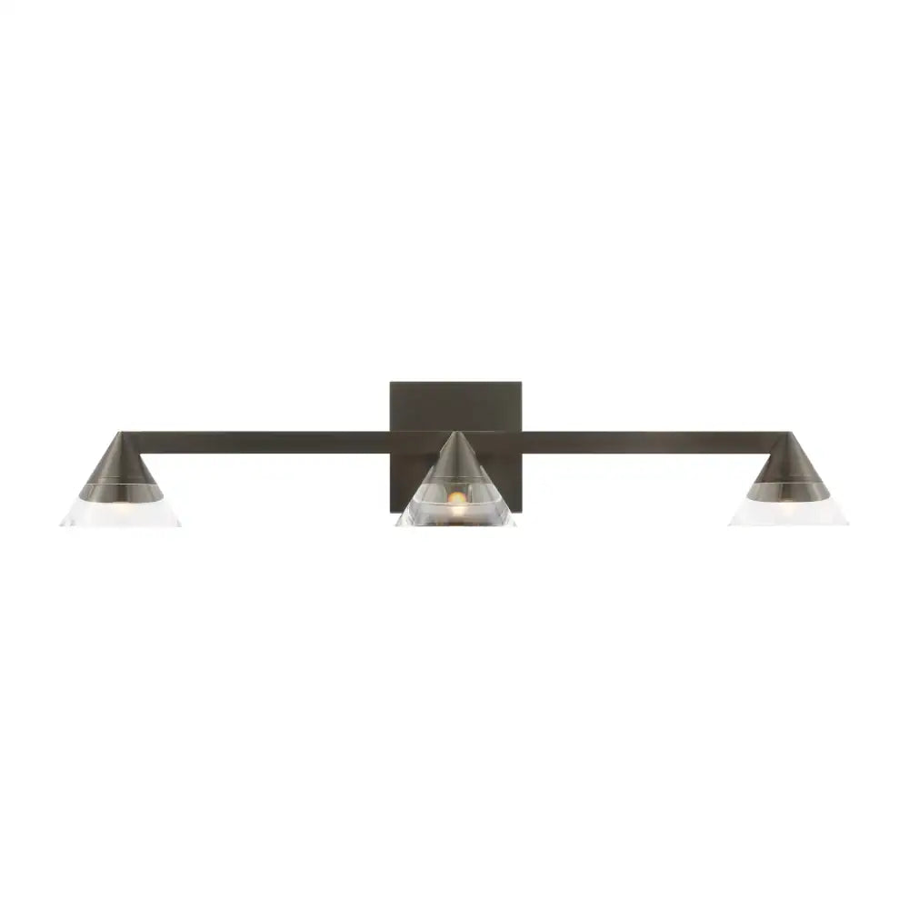 VISUAL COMFORT MODERN, MIDRAND CRYSTAL VANITY, BATH VANITY LIGHT