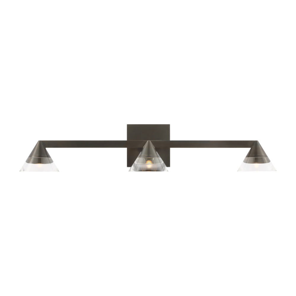 VISUAL COMFORT MODERN, MIDRAND CRYSTAL VANITY, BATH VANITY LIGHT