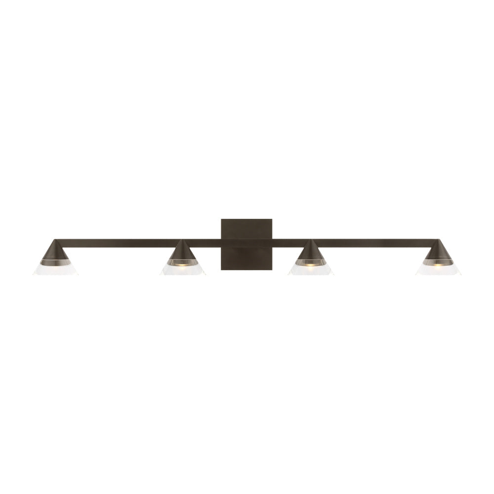 VISUAL COMFORT MODERN, MIDRAND CRYSTAL VANITY, BATH VANITY LIGHT