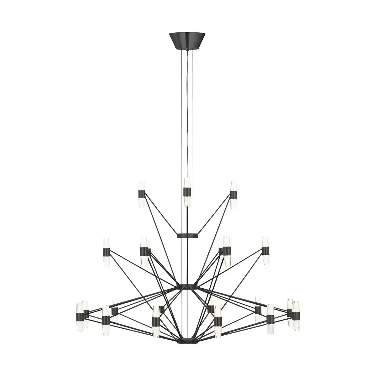 VISUAL COMFORT MODERN, LASSELL THREE TIER X-LARGE CHANDELIER, CHANDELIER LIGHT