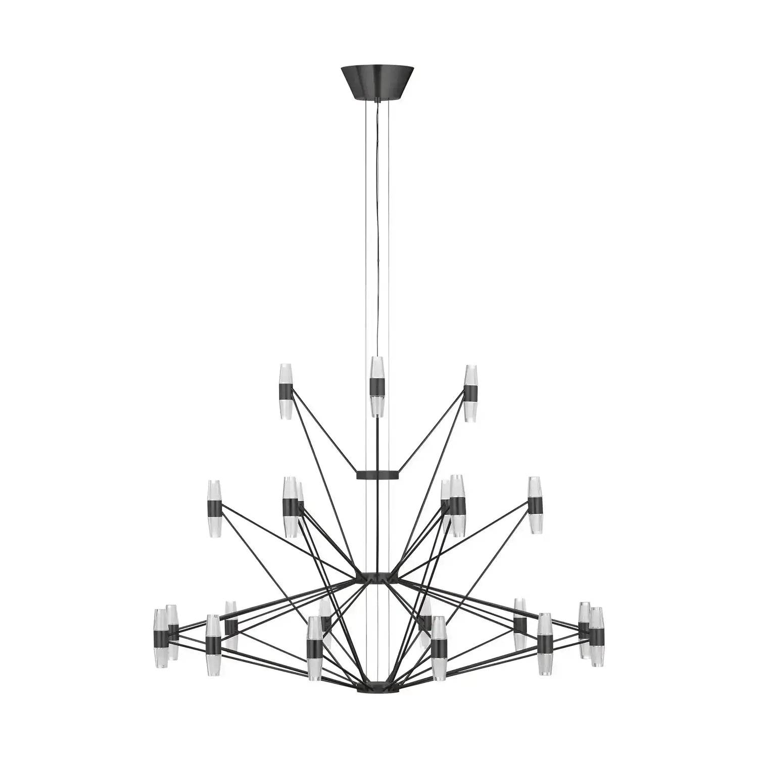 VISUAL COMFORT MODERN, LASSELL THREE TIER X-LARGE CHANDELIER, CHANDELIER LIGHT