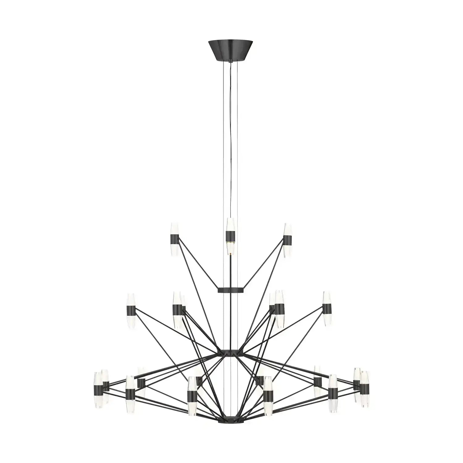 VISUAL COMFORT MODERN, LASSELL THREE TIER X-LARGE CHANDELIER, CHANDELIER LIGHT