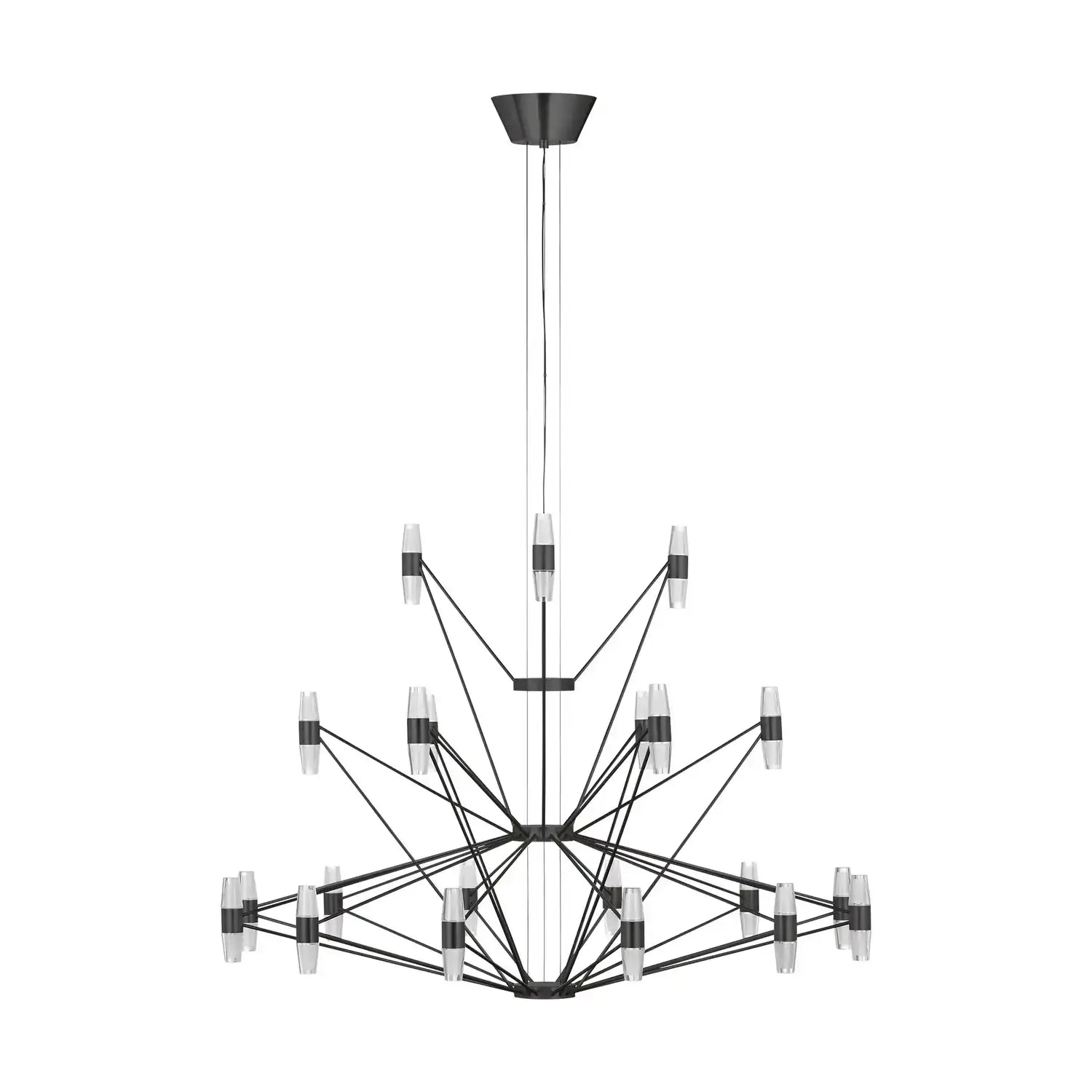 VISUAL COMFORT MODERN, LASSELL THREE TIER X-LARGE CHANDELIER, CHANDELIER LIGHT