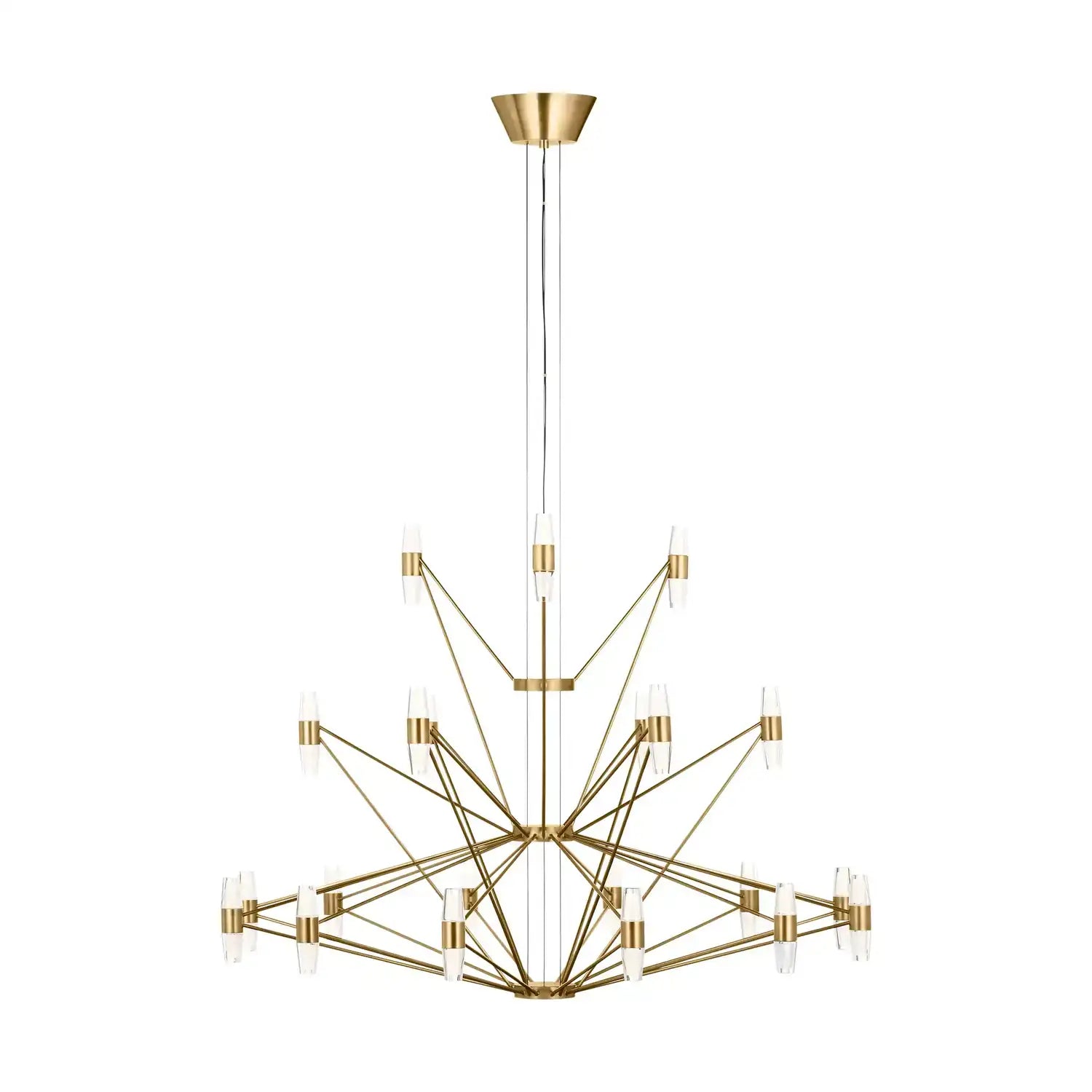 VISUAL COMFORT MODERN, LASSELL THREE TIER X-LARGE CHANDELIER, CHANDELIER LIGHT