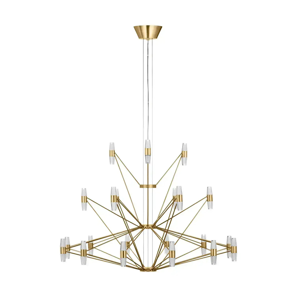 VISUAL COMFORT MODERN, LASSELL THREE TIER X-LARGE CHANDELIER, CHANDELIER LIGHT