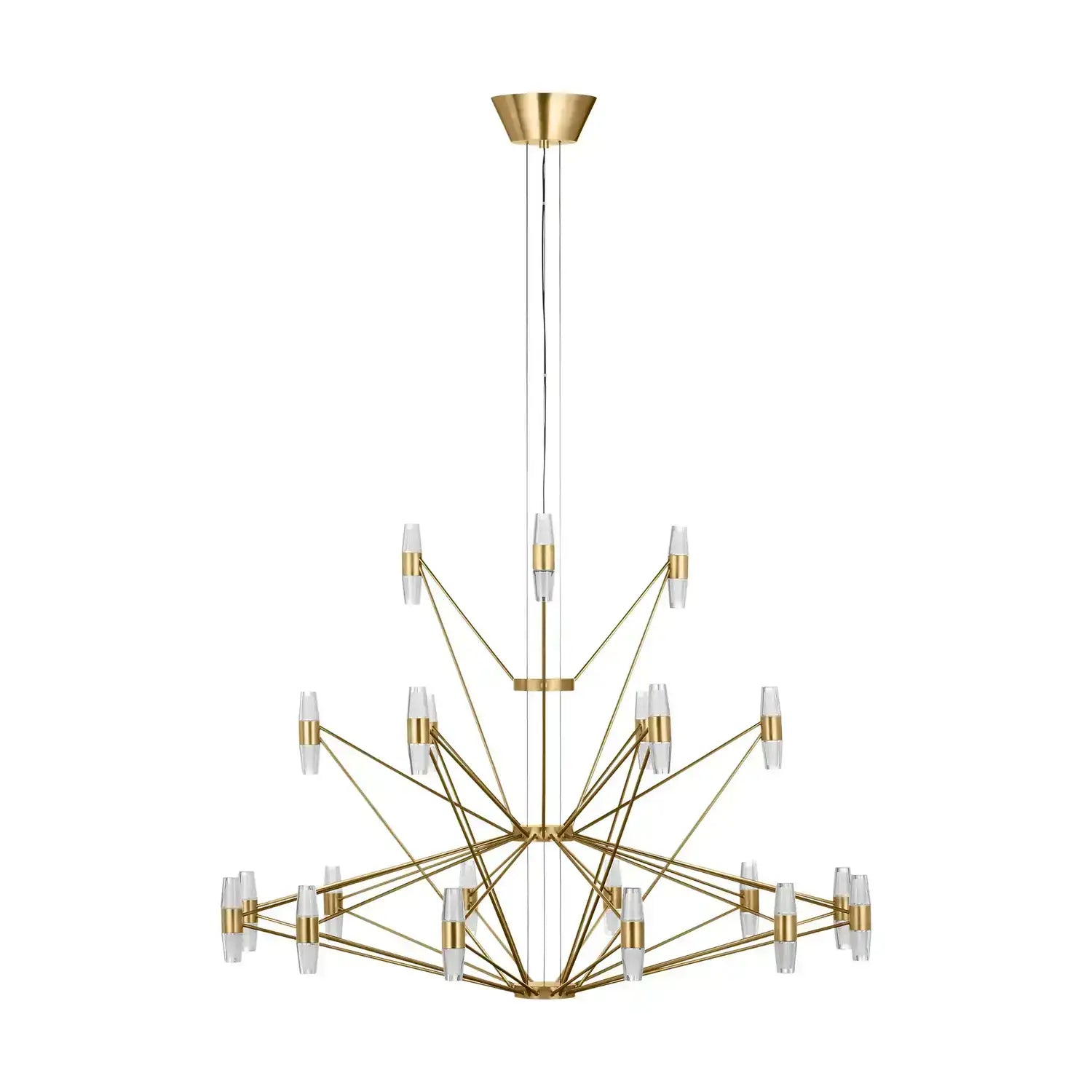 VISUAL COMFORT MODERN, LASSELL THREE TIER X-LARGE CHANDELIER, CHANDELIER LIGHT