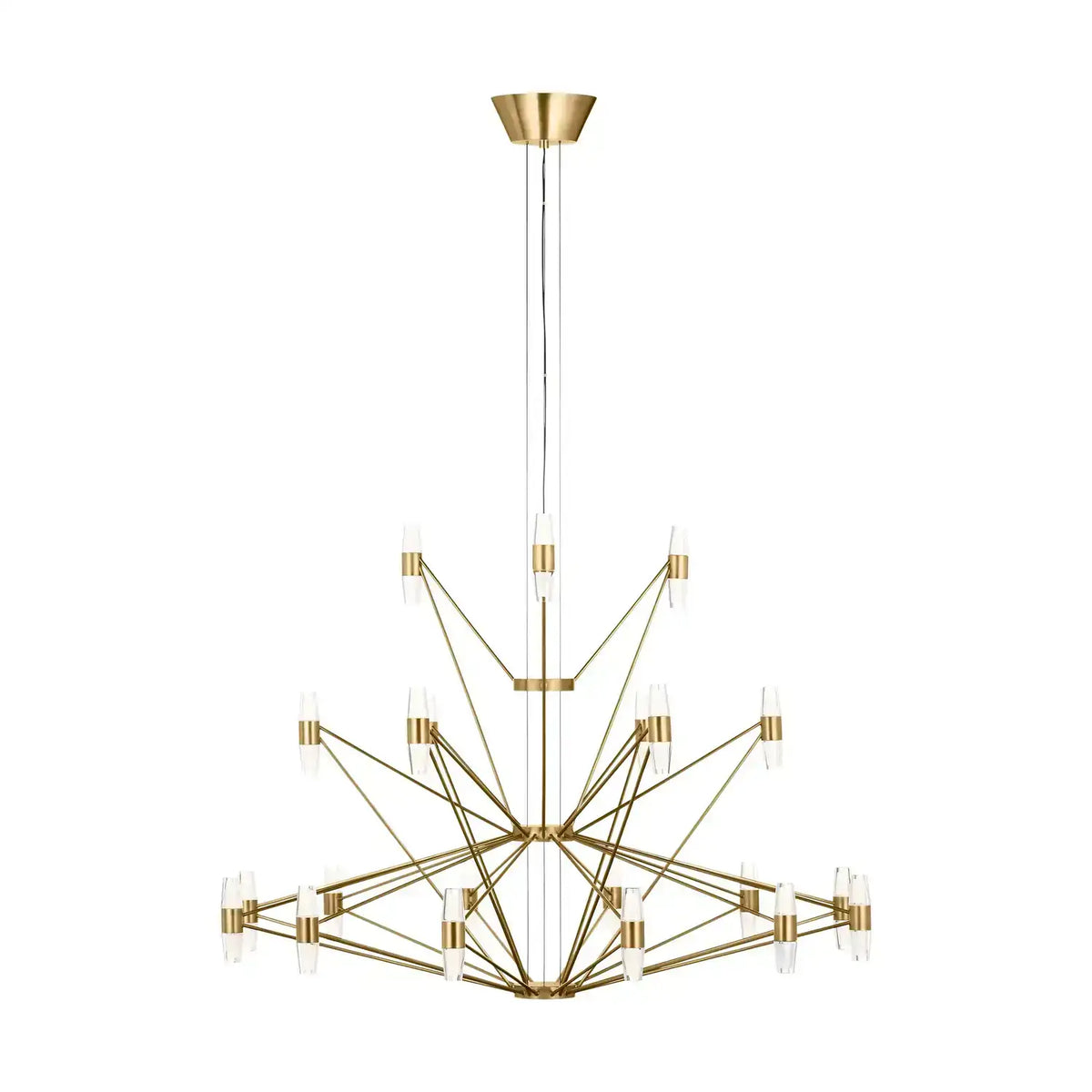 VISUAL COMFORT MODERN, LASSELL THREE TIER X-LARGE CHANDELIER, CHANDELIER LIGHT
