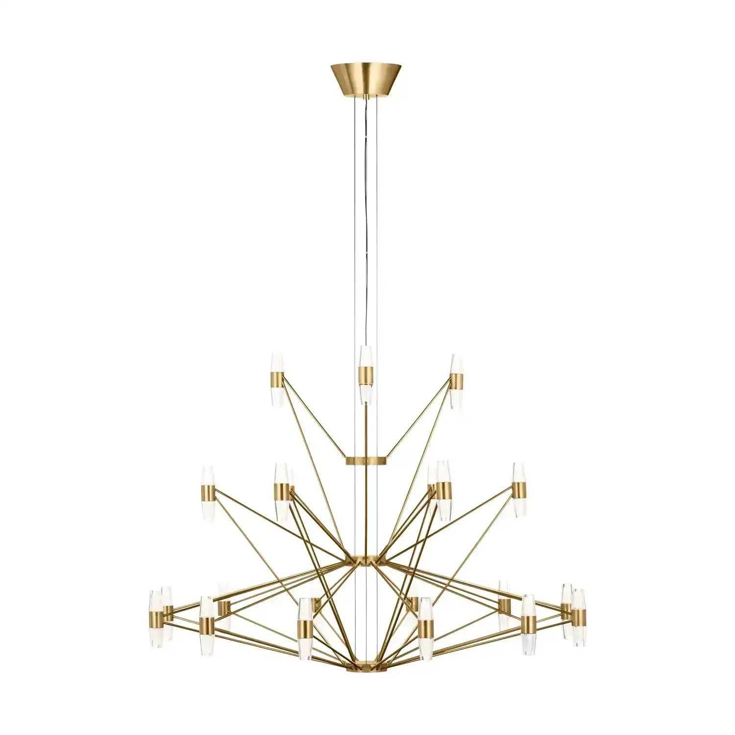 VISUAL COMFORT MODERN, LASSELL THREE TIER X-LARGE CHANDELIER, CHANDELIER LIGHT